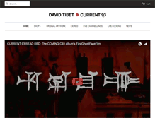 Tablet Screenshot of davidtibet.com